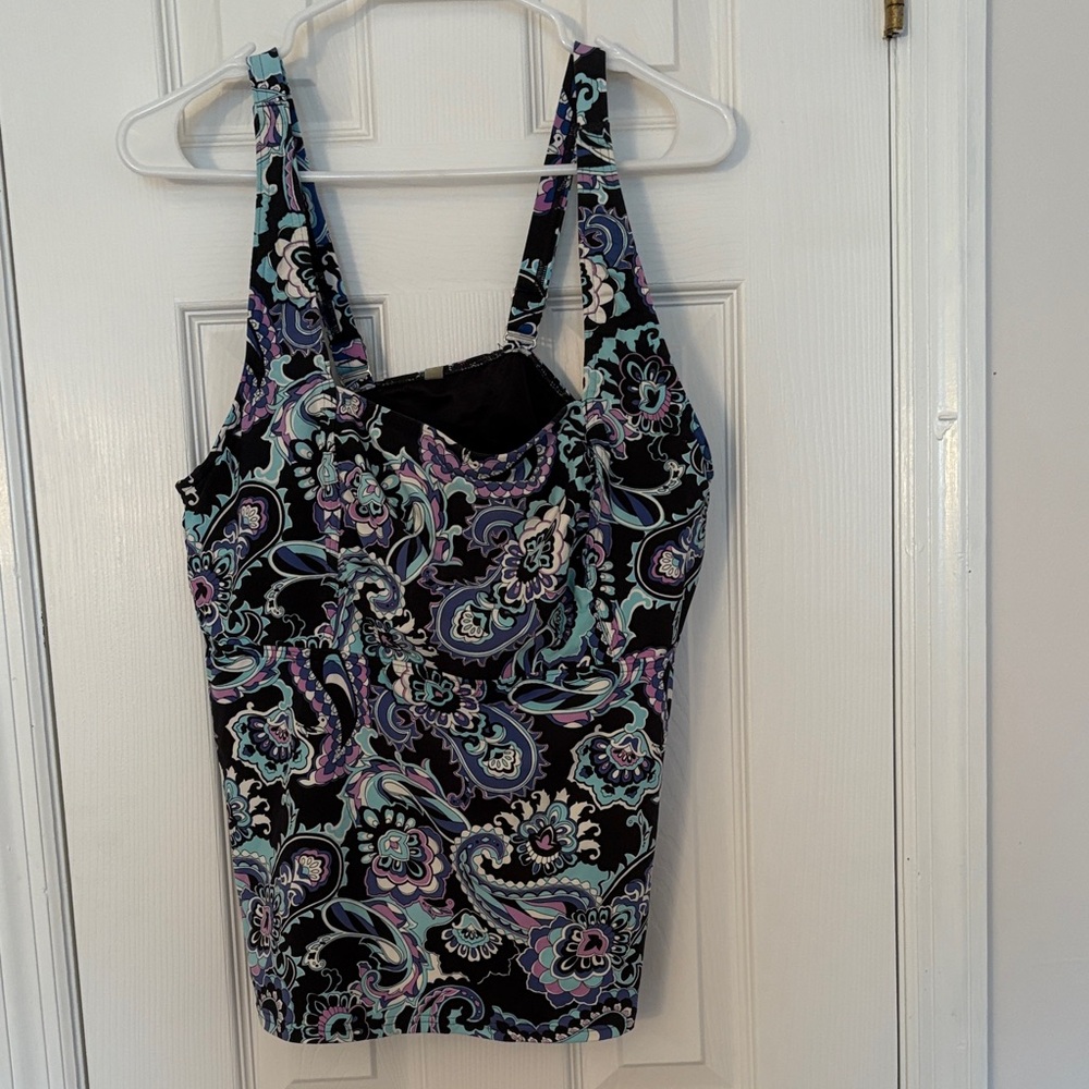Paisley Lands’ End Tankini Swim Too